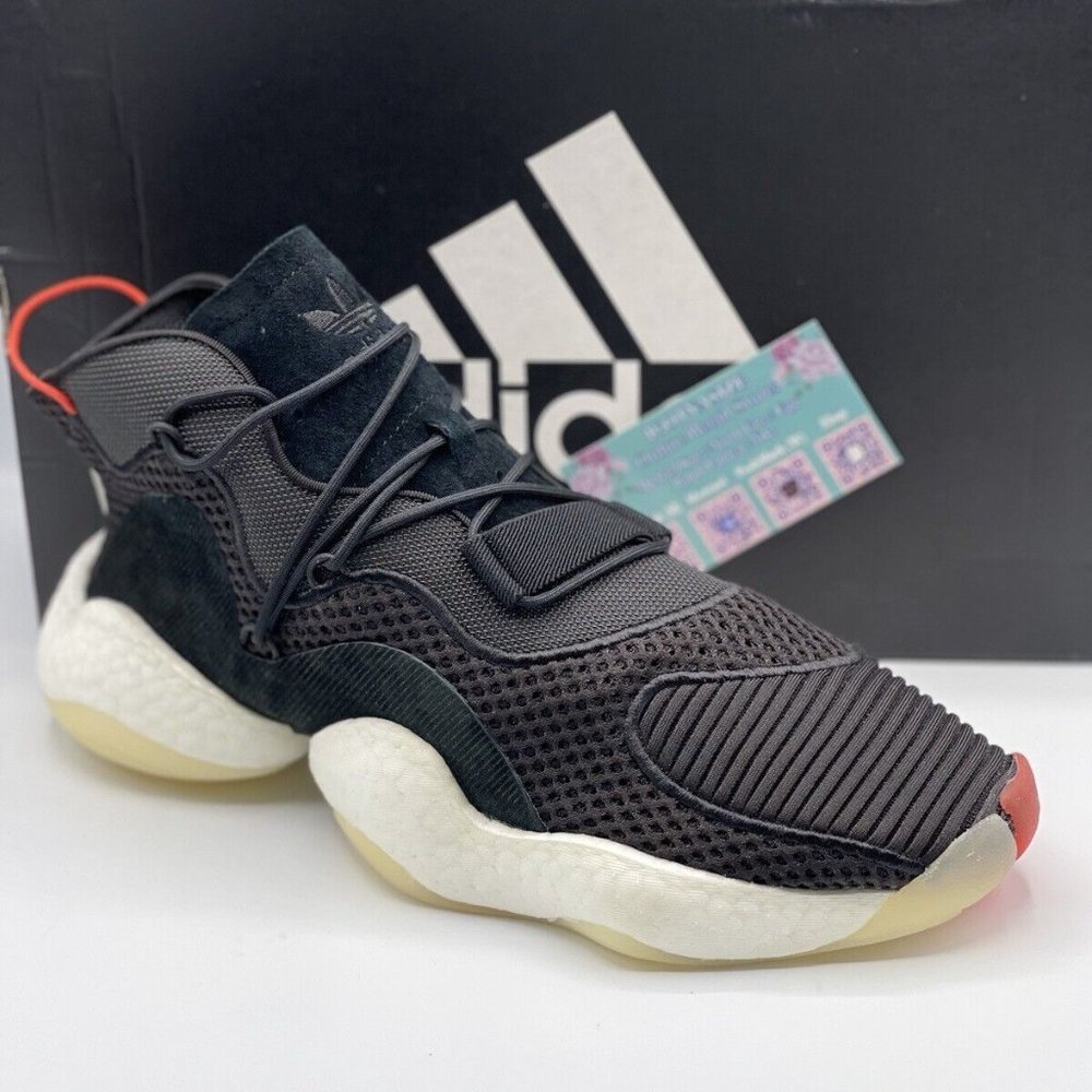 Adidas Crazy BYW Men's Basketball Shoes Black Boost Size 9 90s Retro